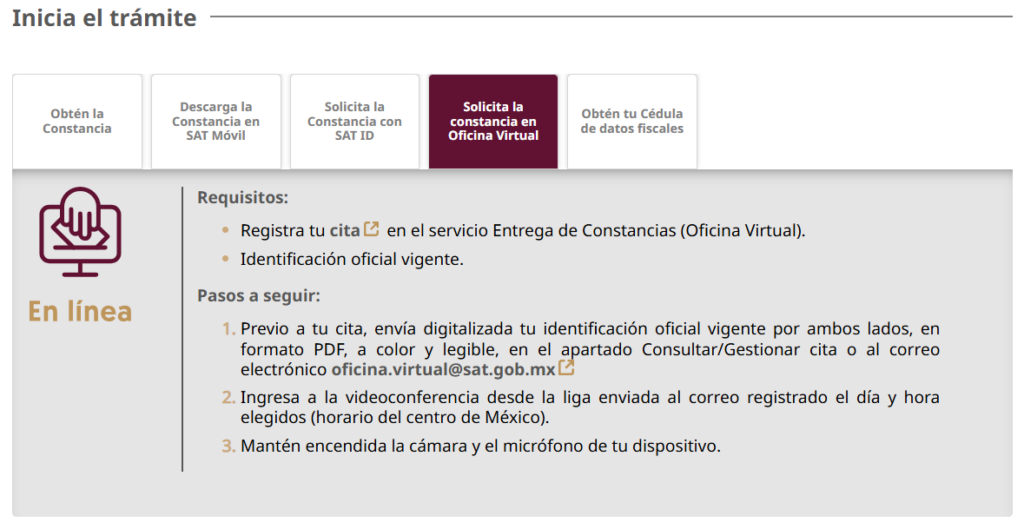 CSF Oficina Virtual