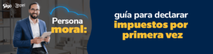 persona moral declaración