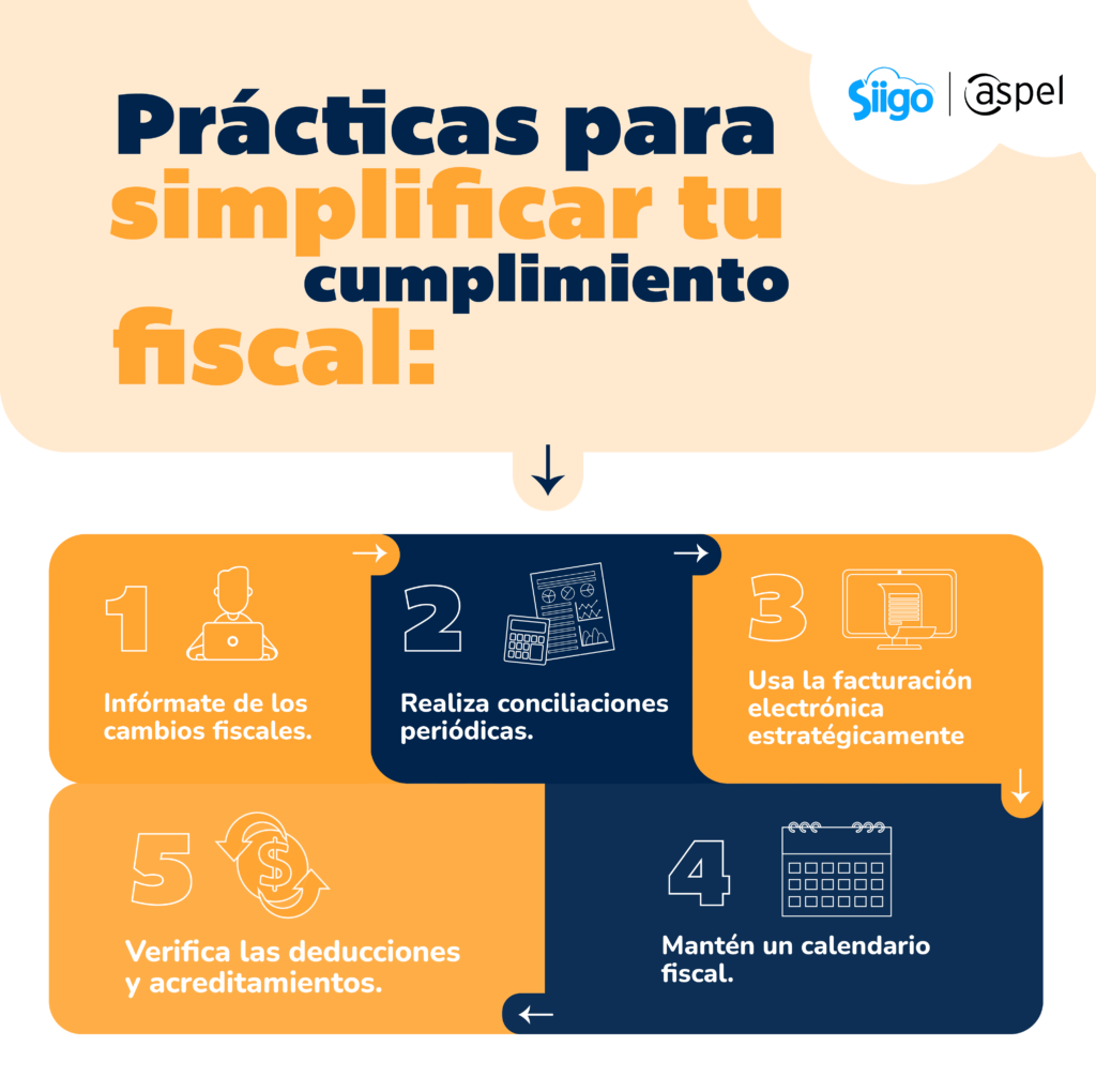 prácticas para simplificar el cumplimiento fiscal