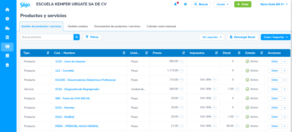 Inventarios Siigo Nube Gestión