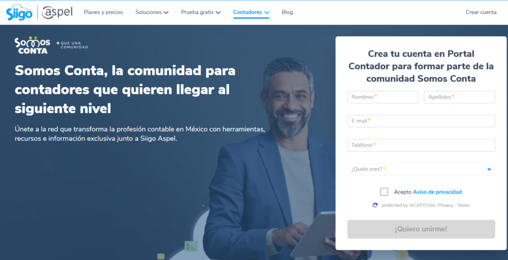 formulario portal contador