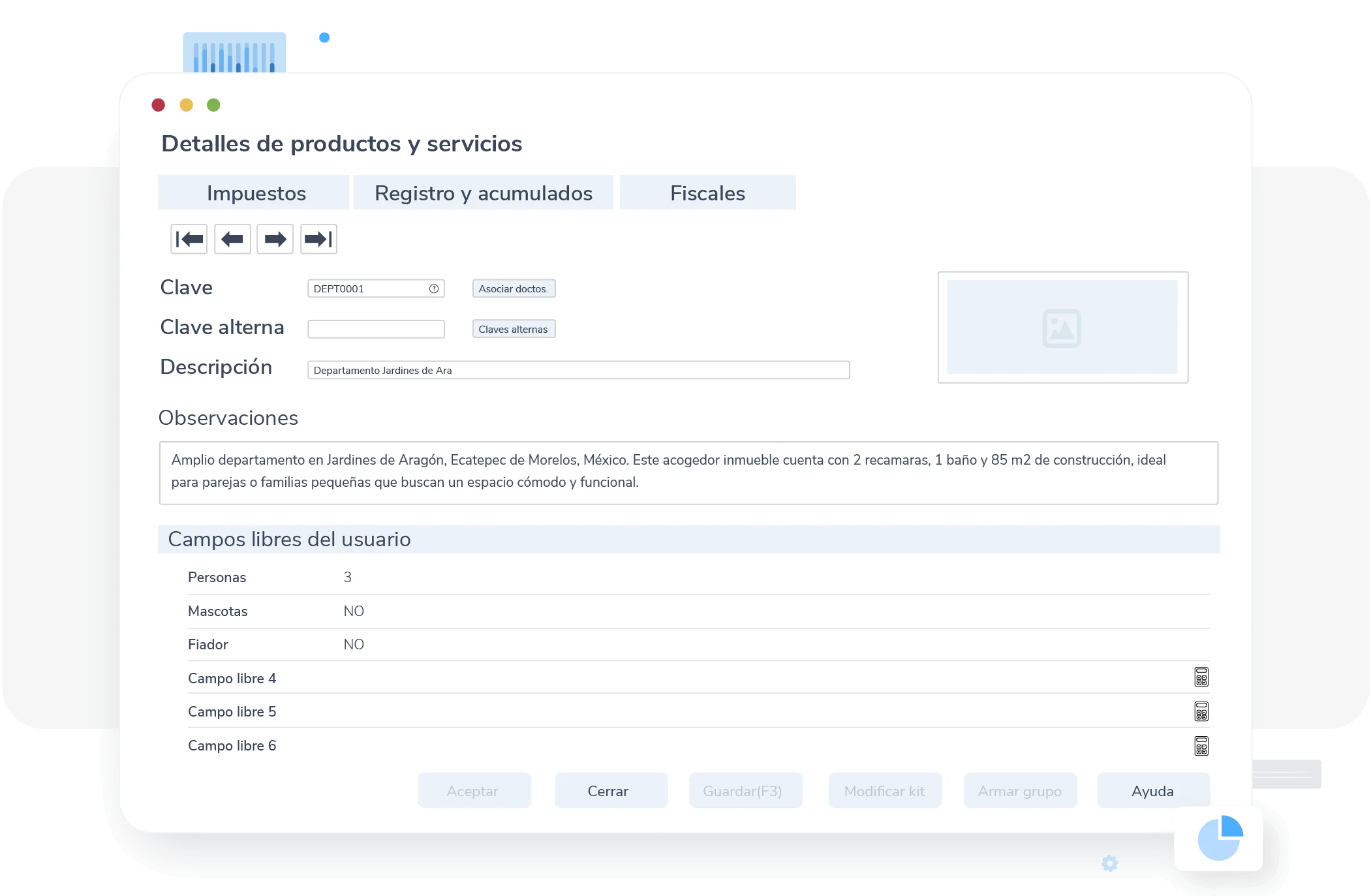 Funciones del sistema administrativo empresarial aspel sae - Agrega productos y servicios