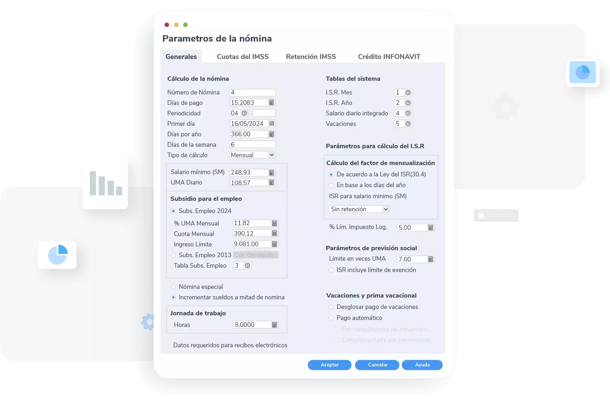 Con nuestro Software de Nómina recibes funcionalidades increíbles