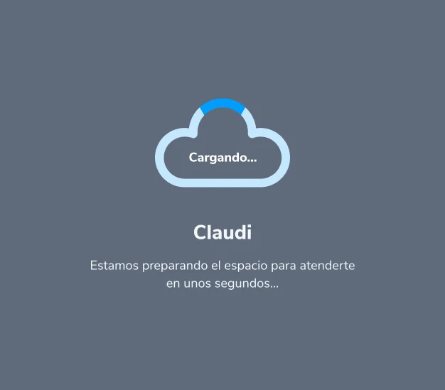 Claudi cargando